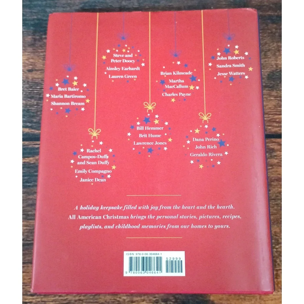All American Christmas Rachel Campos-Duffy Sean Duffy Fox News Books Hardcover - Picture 3 of 7